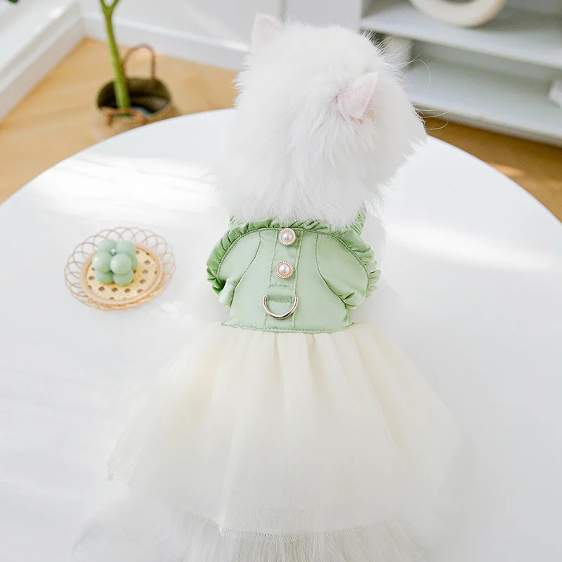Cat Dress Summer Puppet Lace Suspenders Thin Breathable Puppy Dog Traction Clothing Leash Fashion Fancy Skirt Party Go Out Walk
Cat Dress Summer Puppet Lace Suspenders Thin Breathable Puppy Dog Traction Clothing Leash Fashion Fancy Skirt Party Go Out Walk