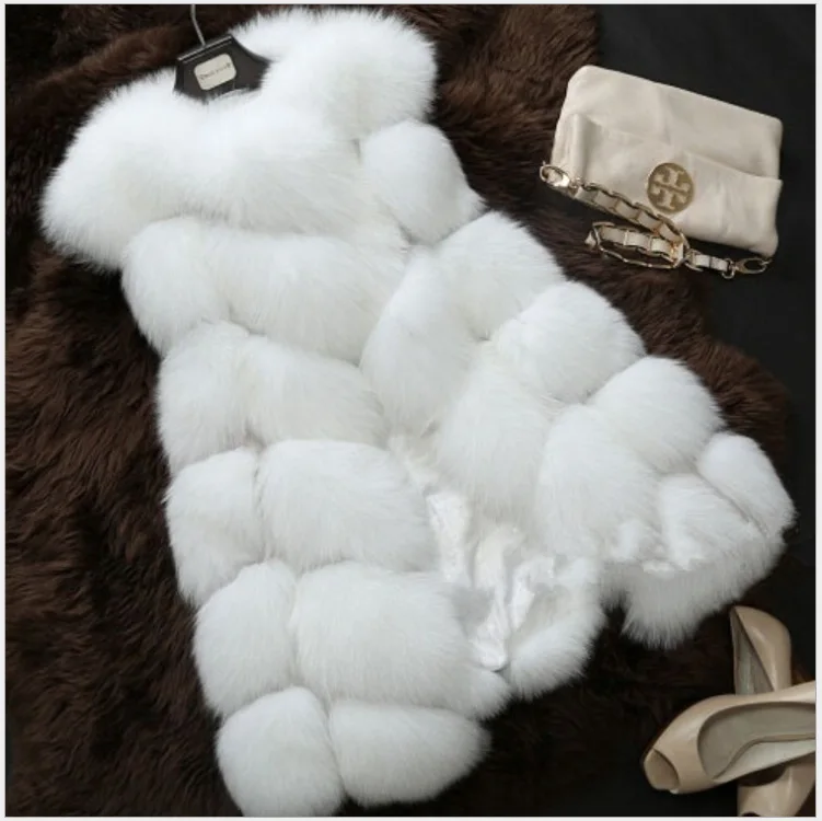 Splice autumn and winter fur vest fur vest women's middle long fur vest coat
Splice autumn and winter fur vest fur vest women's middle long fur vest coat