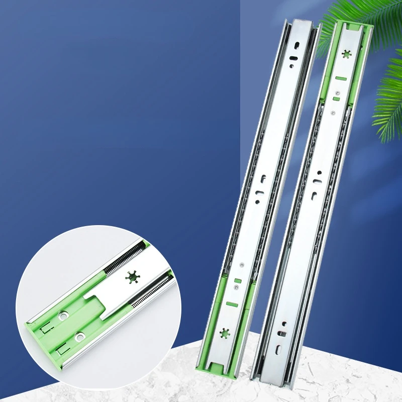 45mm Drawer Slides Soft Close Drawer Track Cold Rolled Steel Closet Rail 12-22 Inch Cabinet Slide Furniture Hardware Accessories 
45mm Drawer Slides Soft Close Drawer Track Cold Rolled Steel Closet Rail 12-22 Inch Cabinet Slide Furniture Hardware Accessories