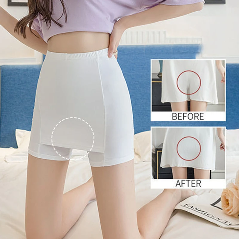 Ice Silk High Waist Safety Pants Boxer Women Thin Sliming Fit Women's Summer Shorts Double Layer Seamless Skirt Shorts
Ice Silk High Waist Safety Pants Boxer Women Thin Sliming Fit Women's Summer Shorts Double Layer Seamless Skirt Shorts