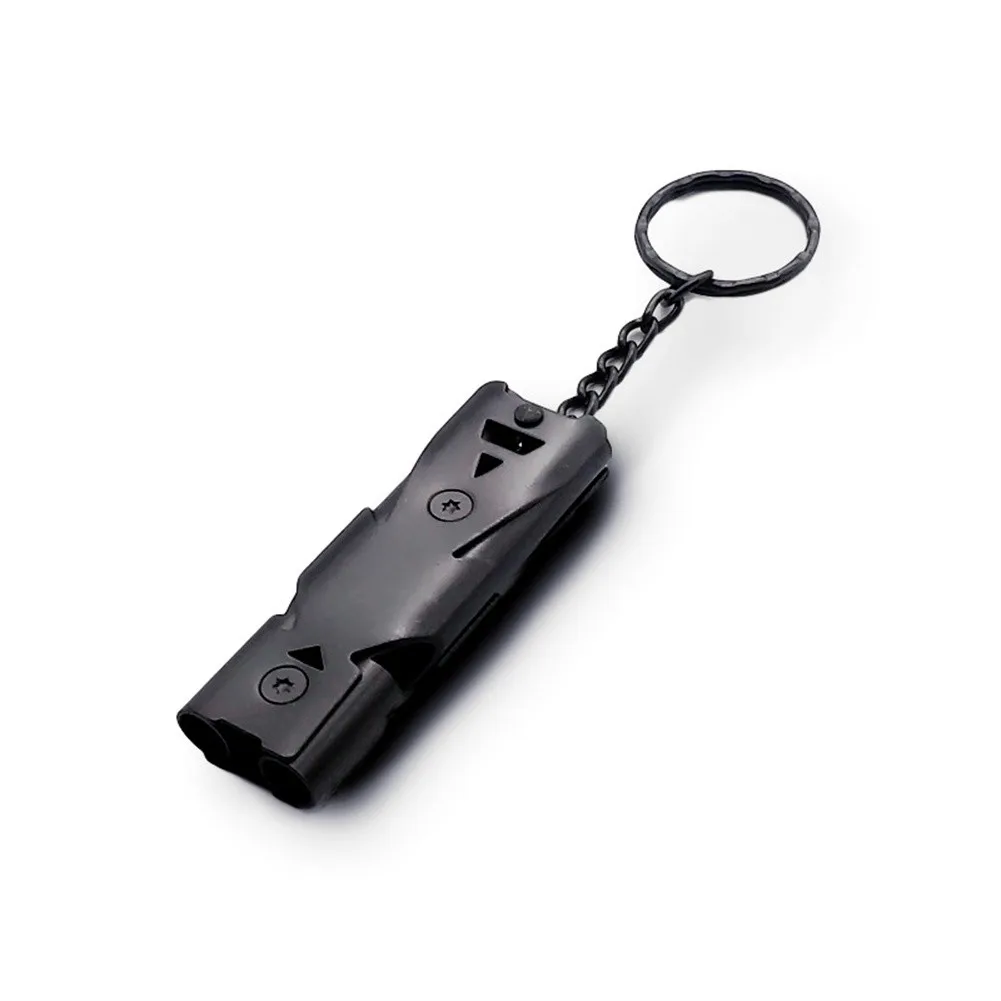 Outdoor Camping Accessories CNC Machined Double Hole Design Double-pipe Blast Whistle Outdoor Distress Whistle
Outdoor Camping Accessories CNC Machined Double Hole Design Double-pipe Blast Whistle Outdoor Distress Whistle