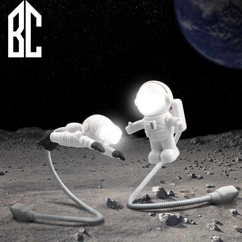 Portable USB Powered Night Light Astronaut Shape Reading Desk Lamp DC 5V LED Light For Computer Laptop PC Lighting Space Lovers
Portable USB Powered Night Light Astronaut Shape Reading Desk Lamp DC 5V LED Light For Computer Laptop PC Lighting Space Lovers