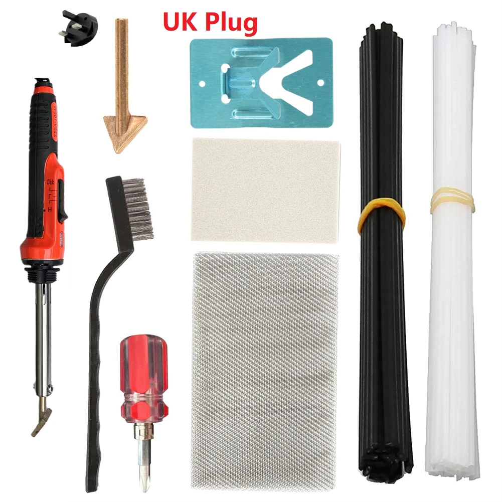 80W Plastic Welder Kits Garage Tools Professional Car Bumper Repairing Hot Stapler PVC Soldering Iron Welding Machine
80W Plastic Welder Kits Garage Tools Professional Car Bumper Repairing Hot Stapler PVC Soldering Iron Welding Machine