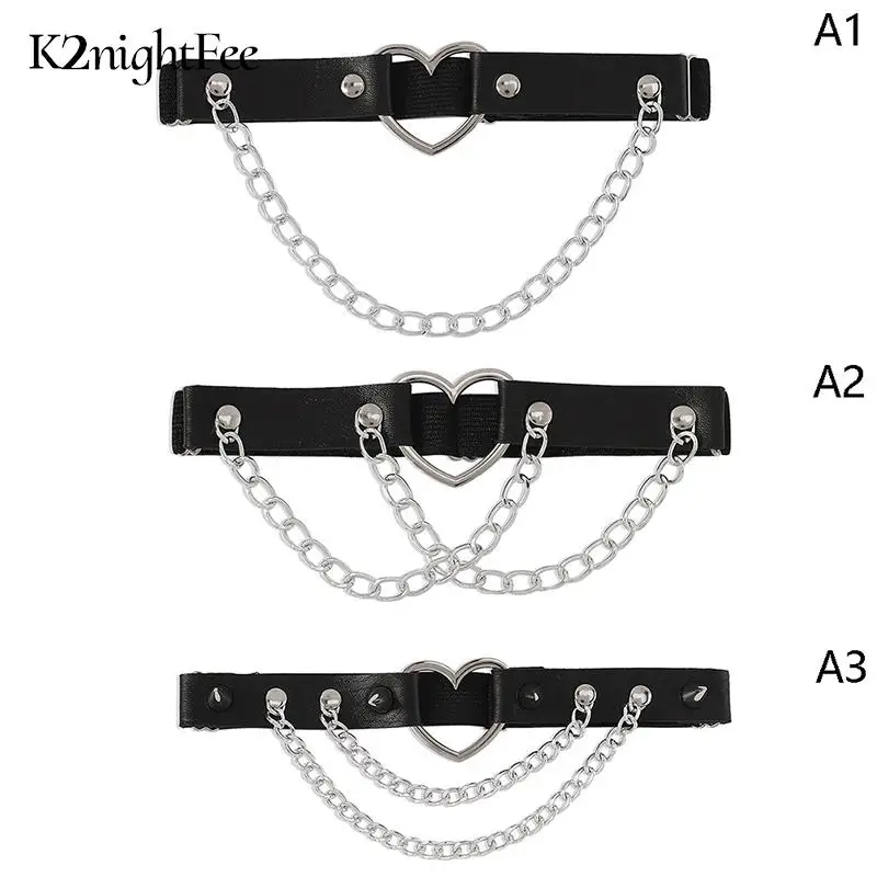 Goth Heart Thigh Garter Belt Jewelry Body Decoration Accessories 1Pcs Sexy Leg Chain Leather Leg Harness For Women
Goth Heart Thigh Garter Belt Jewelry Body Decoration Accessories 1Pcs Sexy Leg Chain Leather Leg Harness For Women