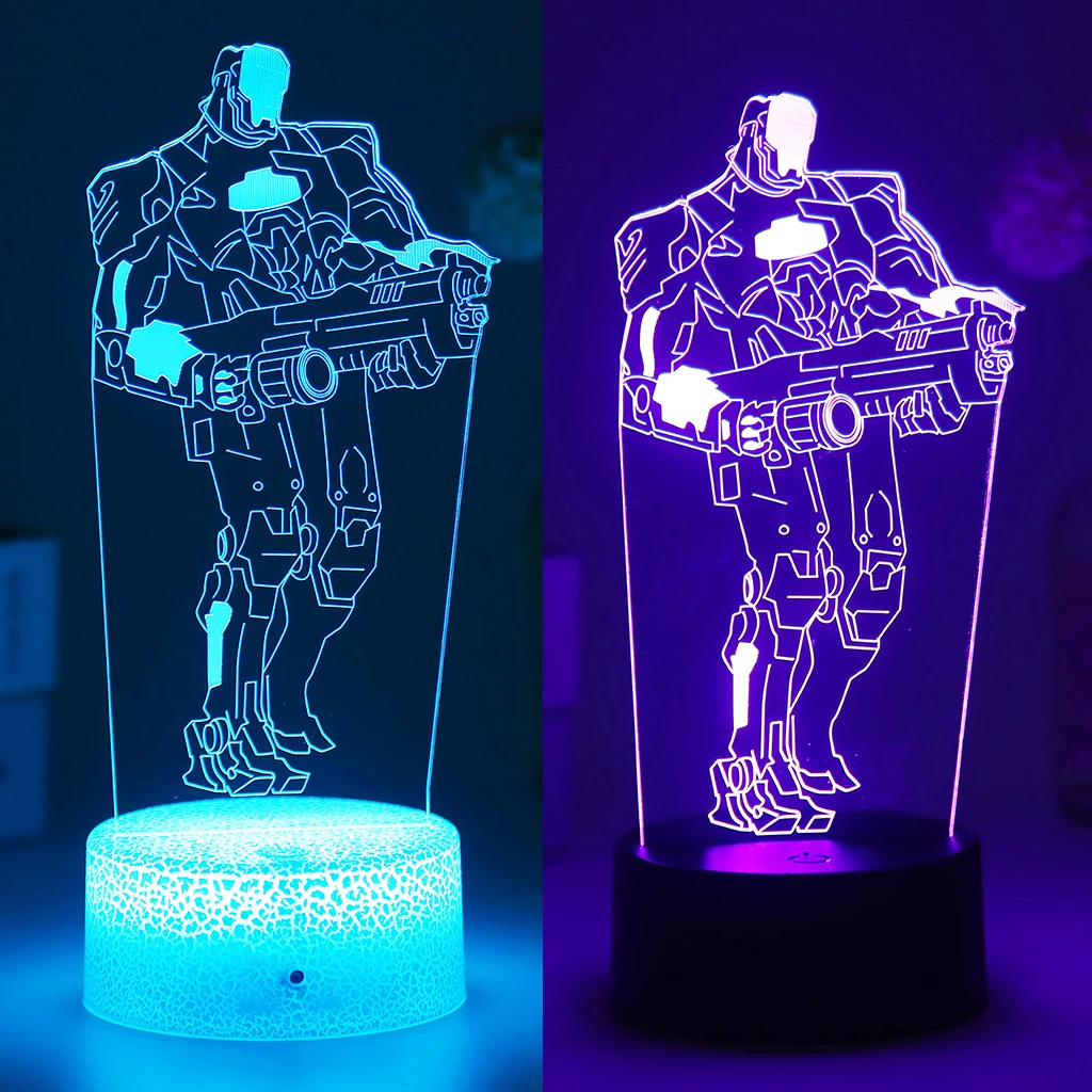 VALORANT Kay 3D Led Night Light For Kid Anime Game Baby Dual Colorful Sunset Lamp Children Bedroom Decor Illusion Birthday Gift
VALORANT Kay 3D Led Night Light For Kid Anime Game Baby Dual Colorful Sunset Lamp Children Bedroom Decor Illusion Birthday Gift