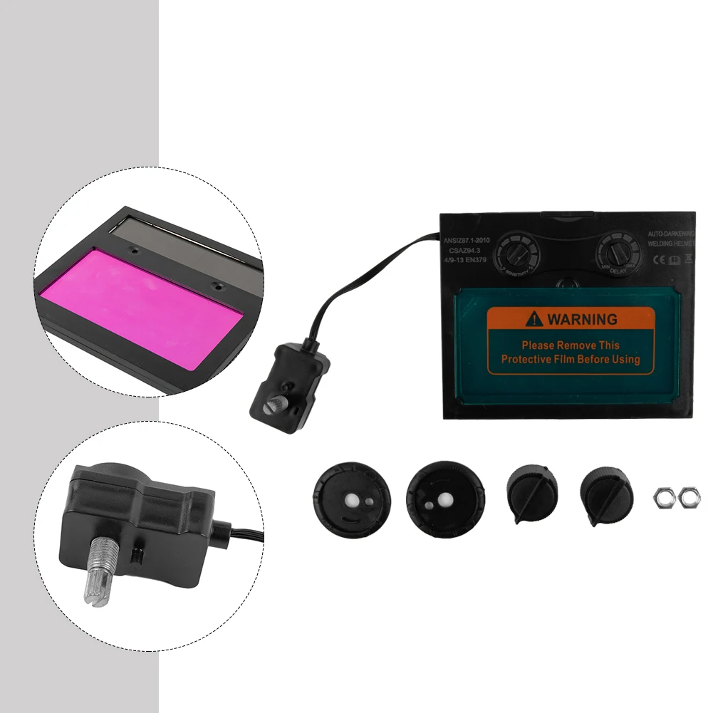 1pc Auto-Dimming Welding Helmet Lens Welding Tool Accessories Solar Welding Lenses Prevent Ultraviolet And Infrared Radiation
1pc Auto-Dimming Welding Helmet Lens Welding Tool Accessories Solar Welding Lenses Prevent Ultraviolet And Infrared Radiation