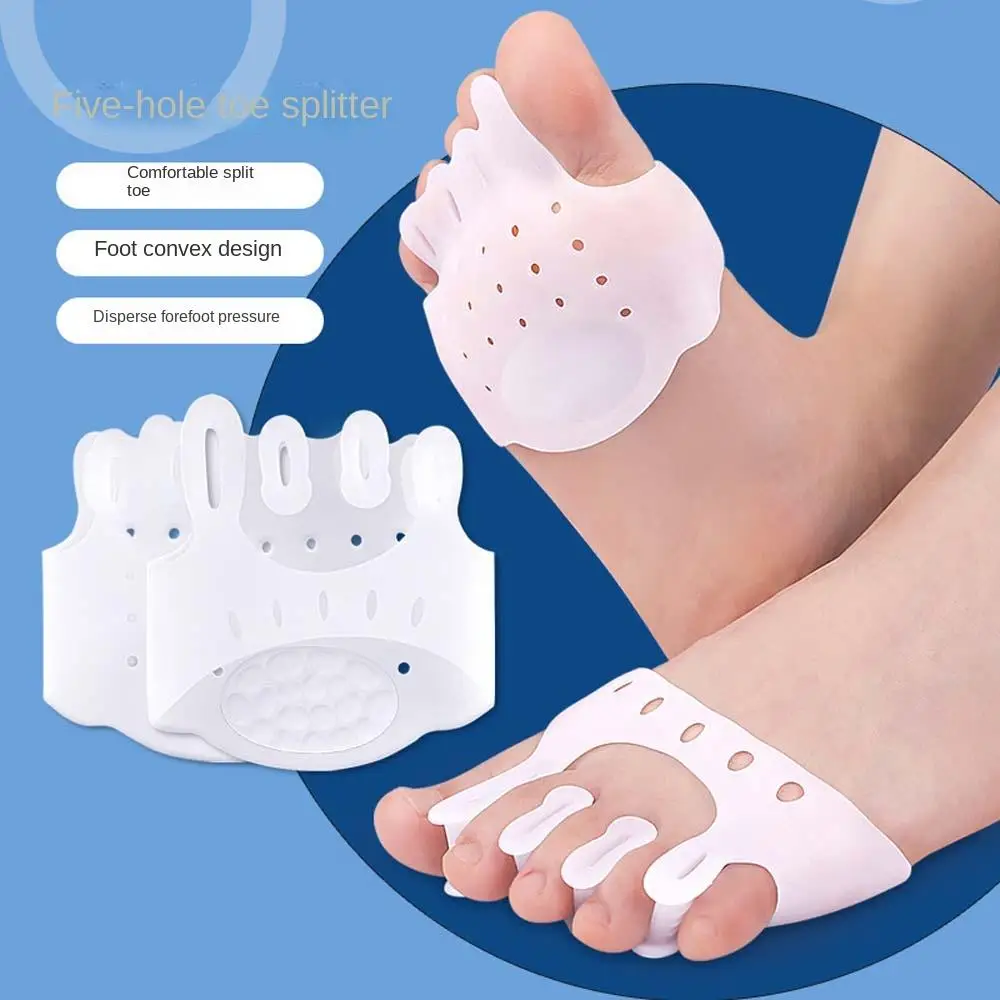Silicone Forefoot Pads Toe Separator Cushion Pad Pain Relief Shoes Insoles Finger Toe Valgus Corrector Gel Pads Foot Care
Silicone Forefoot Pads Toe Separator Cushion Pad Pain Relief Shoes Insoles Finger Toe Valgus Corrector Gel Pads Foot Care