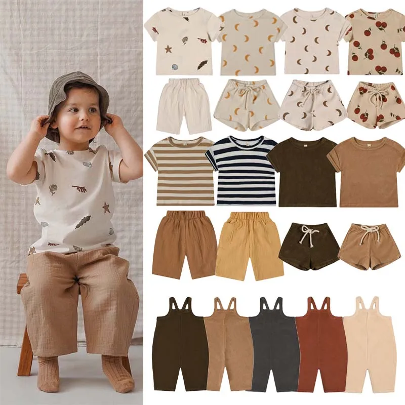 Kids Sets OZ Brand Two Piece Set New Summer Toddler Boys Casual Clothing Cotton Baby Girls Outfit Tops T-Shirts Pants
Kids Sets OZ Brand Two Piece Set New Summer Toddler Boys Casual Clothing Cotton Baby Girls Outfit Tops T-Shirts Pants