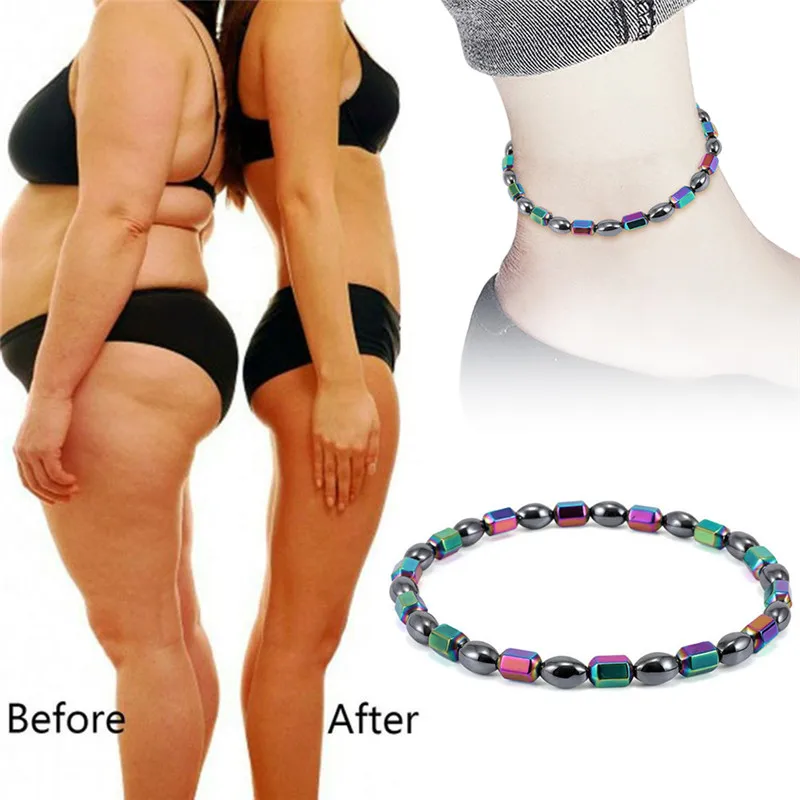 Weight Loss Slimming Anklet Bracelet Magnetic Therapy Colorful Gallstone Hematite Chain Stimulating Acupoints Slim Fat Bracelet
Weight Loss Slimming Anklet Bracelet Magnetic Therapy Colorful Gallstone Hematite Chain Stimulating Acupoints Slim Fat Bracelet