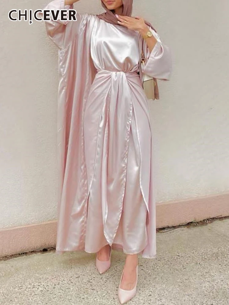CHICEVER Casual Solid Three Piece Set For Women Loose Long Coat Round Neck Midi Dress High Waist Skirts Female Sets 2022 Clothes
CHICEVER Casual Solid Three Piece Set For Women Loose Long Coat Round Neck Midi Dress High Waist Skirts Female Sets 2022 Clothes
