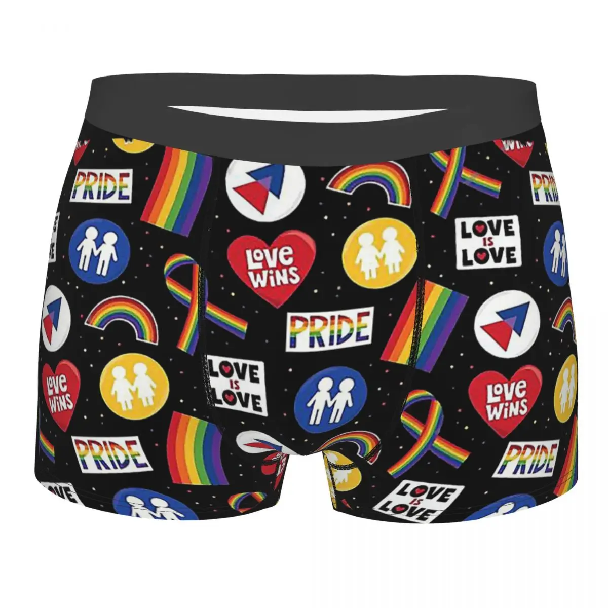 

Pride Allyship LGBT Love Rainbow Support Underpants Cotton Panties Man Underwear Sexy Shorts Boxer Briefs