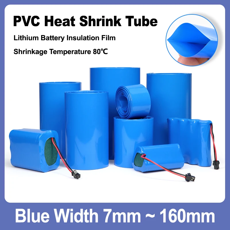 Синяя термоусадочная трубка ПВХ для батарей 7-160 мм
Синяя термоусадочная трубка ПВХ для батарей 7-160 мм
