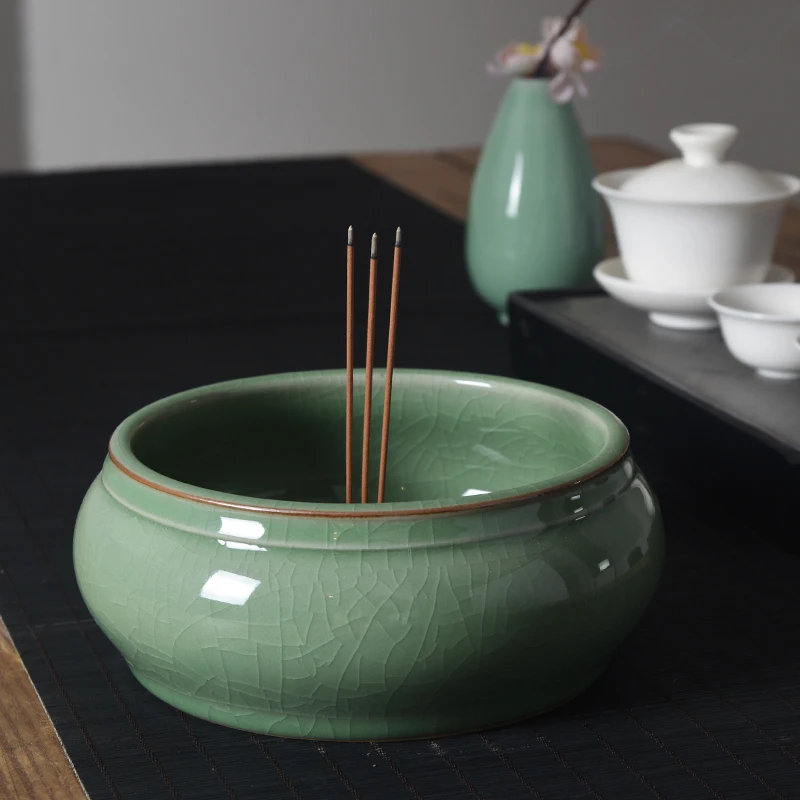 Ceramic Sandalwood Incense Burner Chinese Household Handmade Agarwood Incense Burner Church Incensario Home Decoration
Ceramic Sandalwood Incense Burner Chinese Household Handmade Agarwood Incense Burner Church Incensario Home Decoration