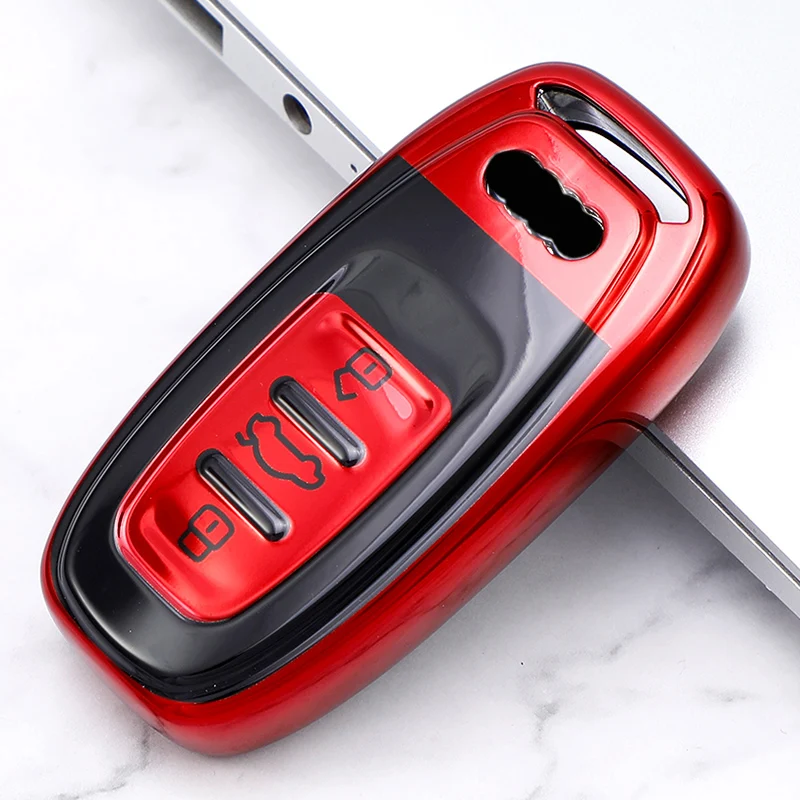 TPU Car Smart Key Case Cover Bag Shell Holder Protector Keychain for Audi A4 S4 B7 B8 A6 A5 A7 A8 Q5 S5 S6 Q3 Q7
TPU Car Smart Key Case Cover Bag Shell Holder Protector Keychain for Audi A4 S4 B7 B8 A6 A5 A7 A8 Q5 S5 S6 Q3 Q7