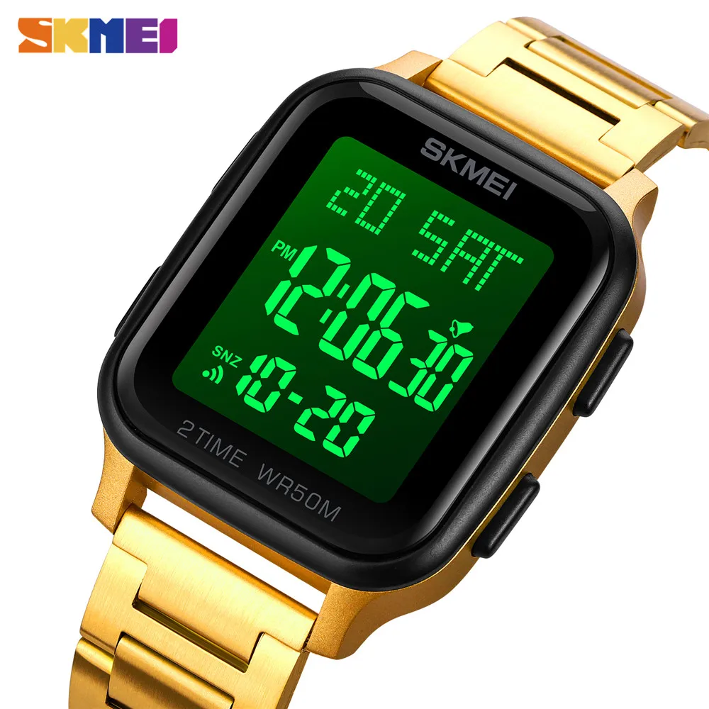 SKMEI Военные Chrono отсчет вниз цифровые часы мужские светодиодный светильник 5 бар водонепроницаемый стальной ремешок спортивные часы reloj hombre 1859
SKMEI Военные Chrono отсчет вниз цифровые часы мужские светодиодный светильник 5 бар водонепроницаемый стальной ремешок спортивные часы reloj hombre 1859