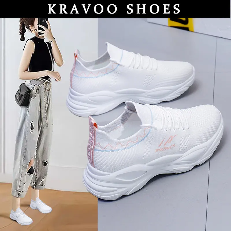 Кроссовки KRAVOO женские летние, плетеные дышащие, мягкая подошва, Повседневная Уличная спортивная обувь
Кроссовки KRAVOO женские летние, плетеные дышащие, мягкая подошва, Повседневная Уличная спортивная обувь
