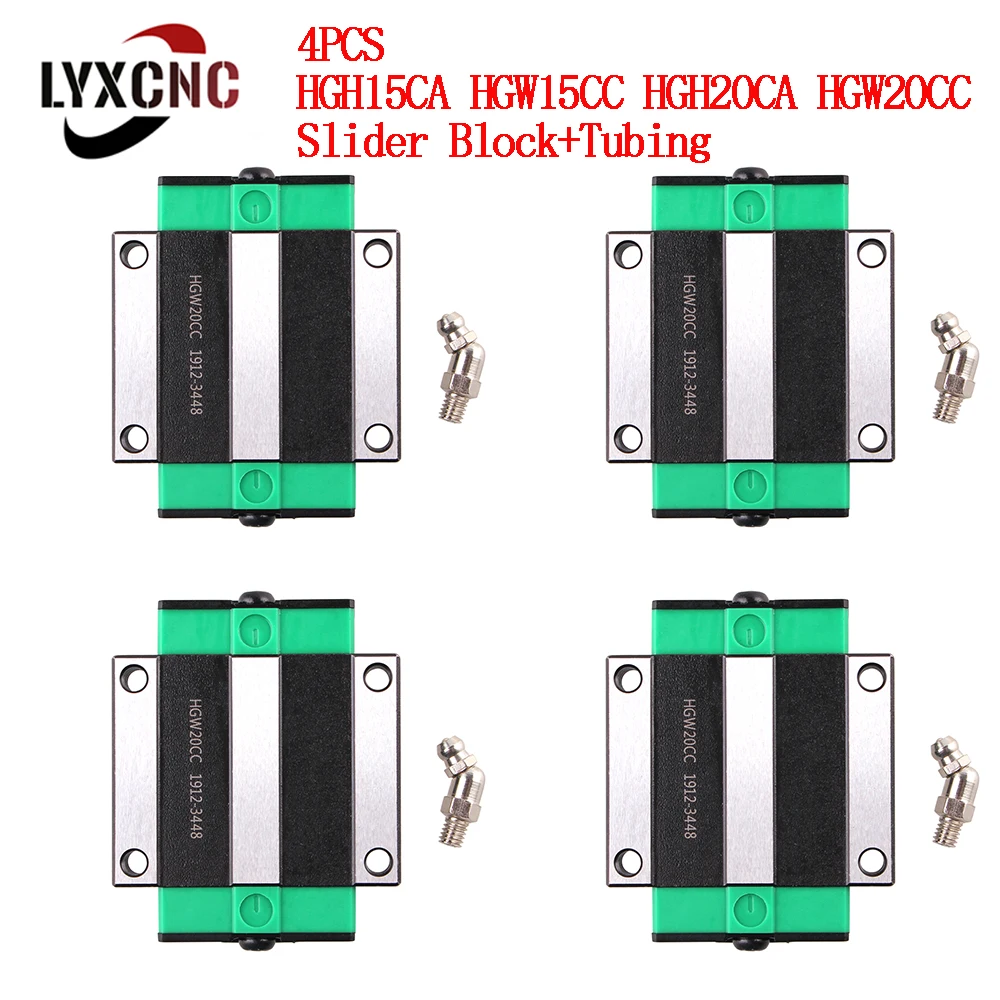 2/4Pcs HGH15CA HGW15CC HGH20CA HGW20CC Linear Bear Slide Block Carriage Match Use HGR Linear Guide With Grease Nipple For CNC
2/4Pcs HGH15CA HGW15CC HGH20CA HGW20CC Linear Bear Slide Block Carriage Match Use HGR Linear Guide With Grease Nipple For CNC