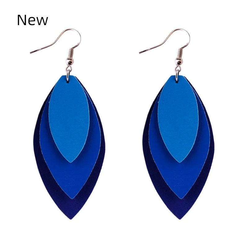 3 Layered Oval Leather Earrings for Women Trendy Marquise Statement Earrings Fashion Jewelry Wholesale
3 Layered Oval Leather Earrings for Women Trendy Marquise Statement Earrings Fashion Jewelry Wholesale