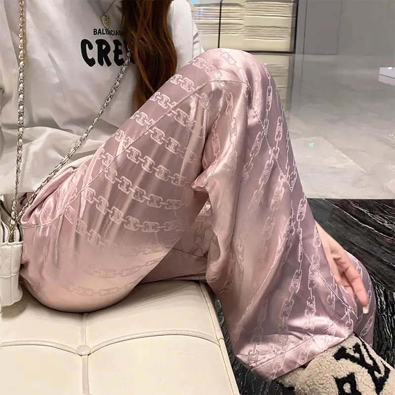 Feiernan 2022 Pink Printing Wide Leg Pants Women Y2k High Waist Straight Trousers Harajuku Causal Baggy Full Length Bottoms
Feiernan 2022 Pink Printing Wide Leg Pants Women Y2k High Waist Straight Trousers Harajuku Causal Baggy Full Length Bottoms