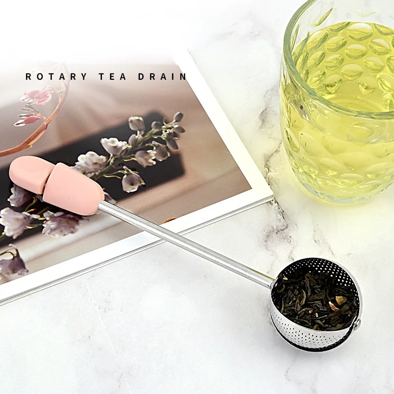 Tea Strainers Stainless Steel Filter Soup Pot Tea Spoon Rotatable Easy Clean Tea Drain Filter Mesh Teapot Kitchen Accessories
Tea Strainers Stainless Steel Filter Soup Pot Tea Spoon Rotatable Easy Clean Tea Drain Filter Mesh Teapot Kitchen Accessories