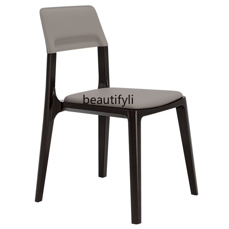 yj Stackable Italian Dining Chair Ash Smoky Open Paint Saddle Leather Modern Chair 
yj Stackable Italian Dining Chair Ash Smoky Open Paint Saddle Leather Modern Chair