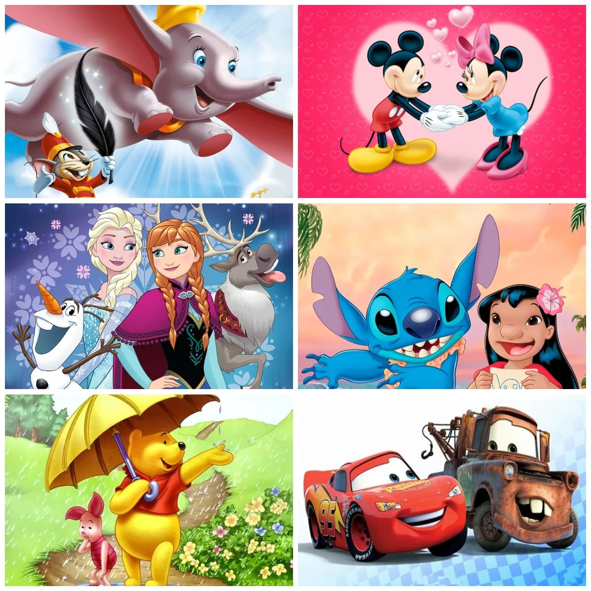 

Алмазная 5D картина «сделай сам» Disney, мультяшная Мозаика из страз, принцесса Лило, Лев, король, Микки Маус, вышивка крестиком, для дома