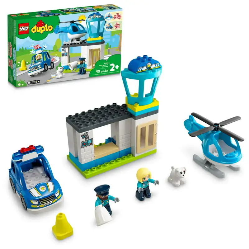 Rescue Police Station 10959 Push & Go Car Toy with Lights and Siren plus Helicopter, Early Learning Toys for Toddlers, Boys & Gi
Rescue Police Station 10959 Push & Go Car Toy with Lights and Siren plus Helicopter, Early Learning Toys for Toddlers, Boys & Gi