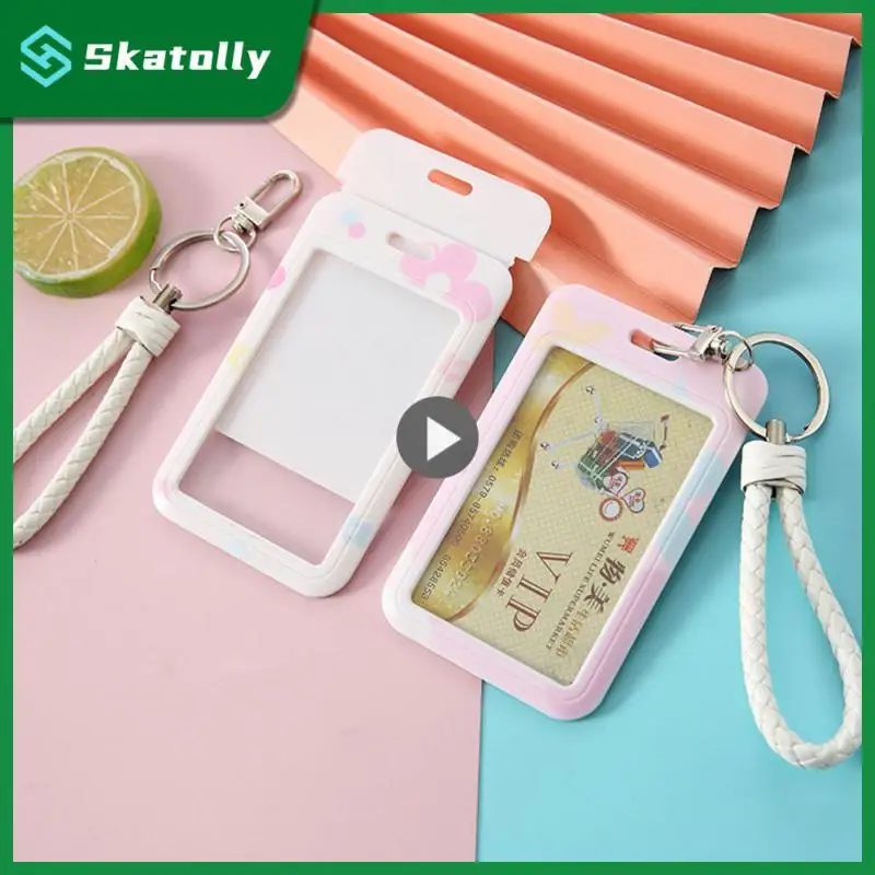Cartoon Card Holder Beautiful And Practical Colorful Anti-lost Card Holder Simple And Delicate Portable Card Cover Id Case
Cartoon Card Holder Beautiful And Practical Colorful Anti-lost Card Holder Simple And Delicate Portable Card Cover Id Case