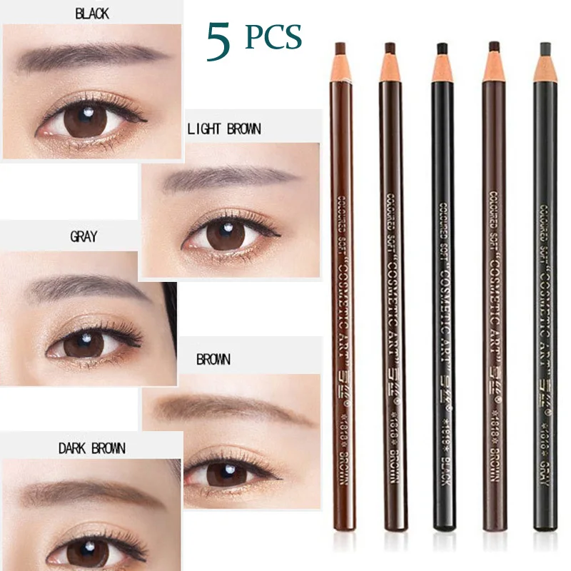 5 PCS Eyebrow Pen Tattoo Liner Pencil Tint Long Lasting Waterproof Drawing Eye Makeup Peel Off Pull Line Eyebrow Pencil
5 PCS Eyebrow Pen Tattoo Liner Pencil Tint Long Lasting Waterproof Drawing Eye Makeup Peel Off Pull Line Eyebrow Pencil