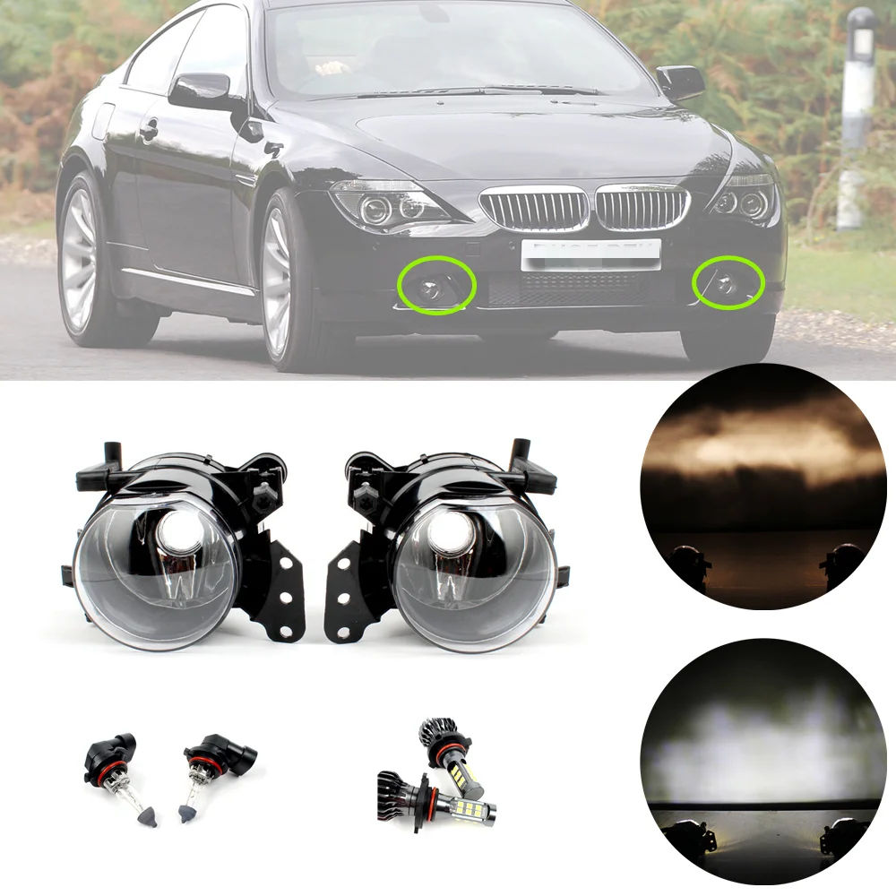For BMW 6 Series E63Coupe/E64 Convertible 2003 2004 2005 2006 2007 Front Bumper Fog Light With Bulbs 63176910791/63176910792
For BMW 6 Series E63Coupe/E64 Convertible 2003 2004 2005 2006 2007 Front Bumper Fog Light With Bulbs 63176910791/63176910792