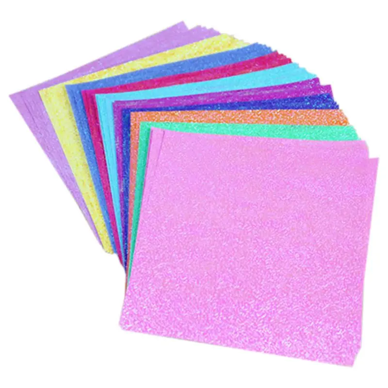 50Pcs/Set Square Origami Paper Single Side Shining Folding Solid Color Papers Kids Handmade DIY Scrapbooking Craft Decoration
50Pcs/Set Square Origami Paper Single Side Shining Folding Solid Color Papers Kids Handmade DIY Scrapbooking Craft Decoration