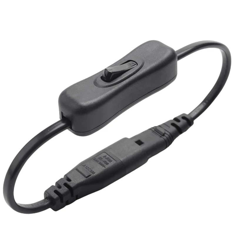 Power Extension Cord, Iec320 C7 To C8 Power Adapter Extension Cord With Switch Control With "8" Interface
Power Extension Cord, Iec320 C7 To C8 Power Adapter Extension Cord With Switch Control With "8" Interface