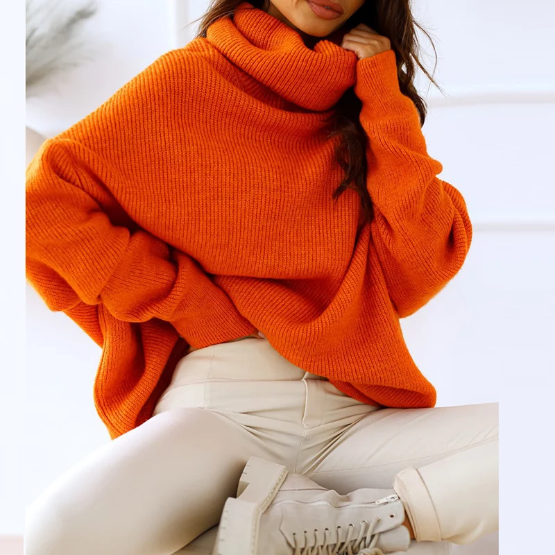 Women Casual MulitColor Knitted Jumper Sweaters Female Thick Warm Long Sleeve Loose Pullover 2022 Winter Warm Turtleneck Sweater
Women Casual MulitColor Knitted Jumper Sweaters Female Thick Warm Long Sleeve Loose Pullover 2022 Winter Warm Turtleneck Sweater