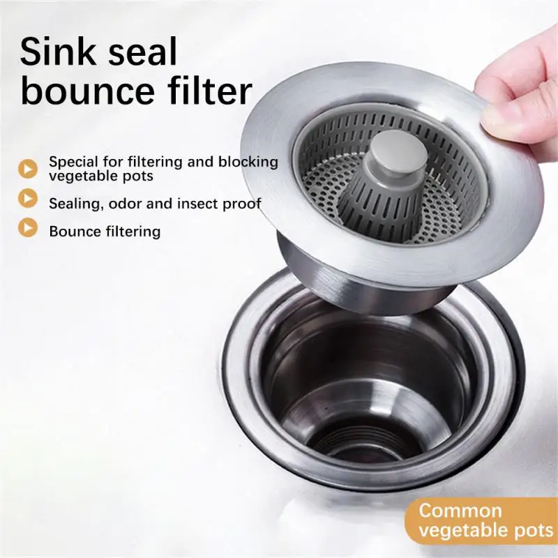 Stainless Steel Hair Sink Filter Anti-blocking Bathtub Stopper Bathroom Floor Drain Shower Sink Kitchen Household Strainer Tools
Stainless Steel Hair Sink Filter Anti-blocking Bathtub Stopper Bathroom Floor Drain Shower Sink Kitchen Household Strainer Tools