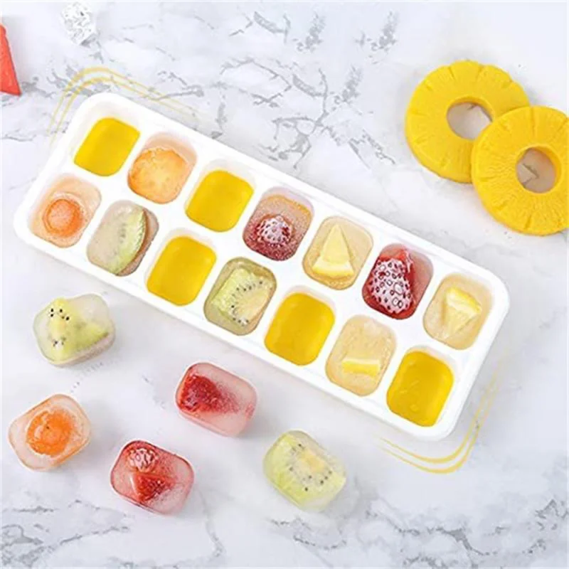 Silicone Ice Cube Mold Large-capacity Ice Tray Mold Reusable Food Grade Ice Maker with Lids Popsicle Mould Ice Mold Silicone
Silicone Ice Cube Mold Large-capacity Ice Tray Mold Reusable Food Grade Ice Maker with Lids Popsicle Mould Ice Mold Silicone