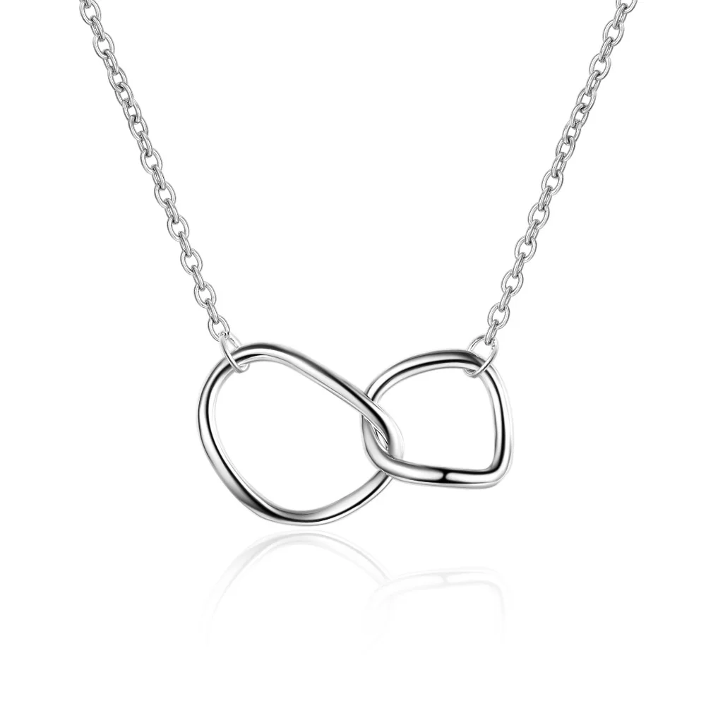 New Fashion Irregular Double Circle Silver Plated Jewelry Personality Interlocking Simple Clavicle Chain Necklaces XZN011
New Fashion Irregular Double Circle Silver Plated Jewelry Personality Interlocking Simple Clavicle Chain Necklaces XZN011