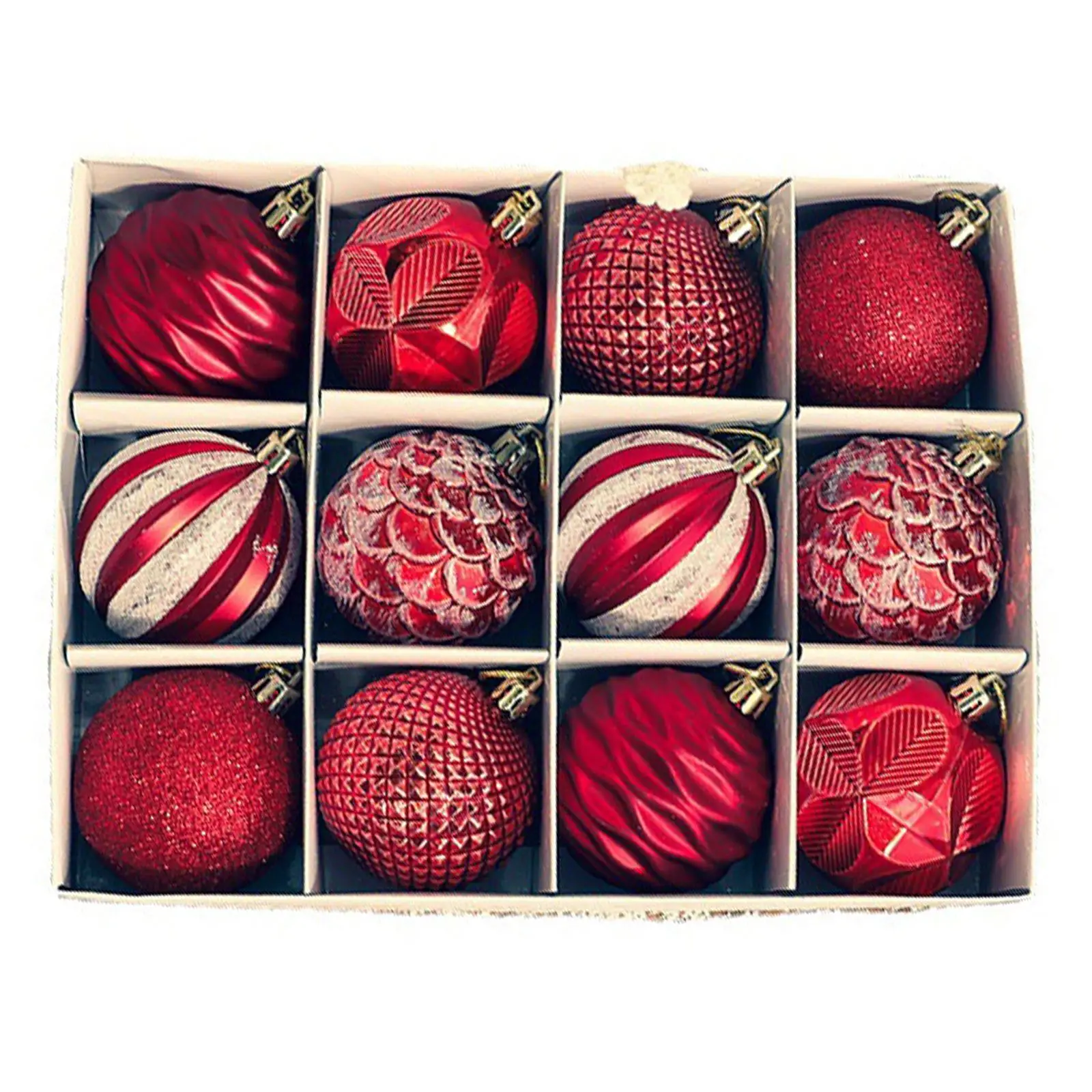 Christmas Ball Ornaments 12PCS 6CM Big Multicolor Christmas Christmas Tree Decorations Set For Xmas Holiday Wedding Party Decor
Christmas Ball Ornaments 12PCS 6CM Big Multicolor Christmas Christmas Tree Decorations Set For Xmas Holiday Wedding Party Decor