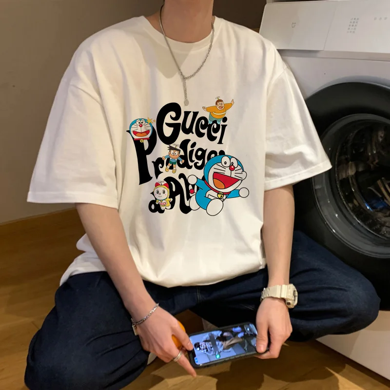 Men Doraemon Cotton T-shirt Casual Clothes Y2k Anime Kawaii Cartoons T Shirts Short Sleeve Couple Unisex Streetwear Hip Hop Tops
Men Doraemon Cotton T-shirt Casual Clothes Y2k Anime Kawaii Cartoons T Shirts Short Sleeve Couple Unisex Streetwear Hip Hop Tops