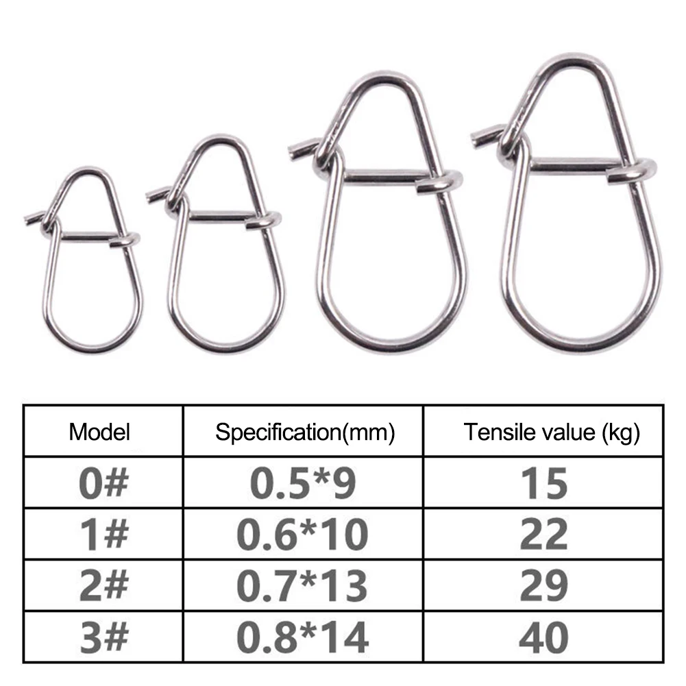 100 Piece Stainless Steel Fishing Lock Pin Fishing Line Lure Connector Gourd Pins Barrel Swivel Carp Fish Accessories Pesca
100 Piece Stainless Steel Fishing Lock Pin Fishing Line Lure Connector Gourd Pins Barrel Swivel Carp Fish Accessories Pesca