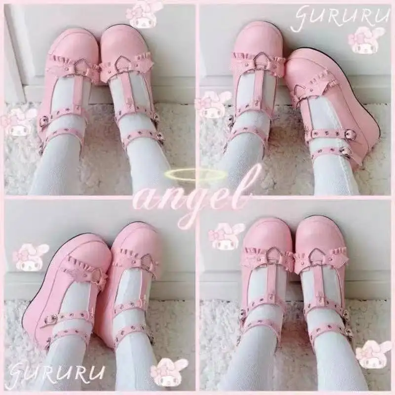 2022 Spring and Summer New Lolita Lolita Women's Shoes Gothic Punk Rock Thick Bottom Japanese Mary Jane Soft Girl Cute Shoes
2022 Spring and Summer New Lolita Lolita Women's Shoes Gothic Punk Rock Thick Bottom Japanese Mary Jane Soft Girl Cute Shoes
