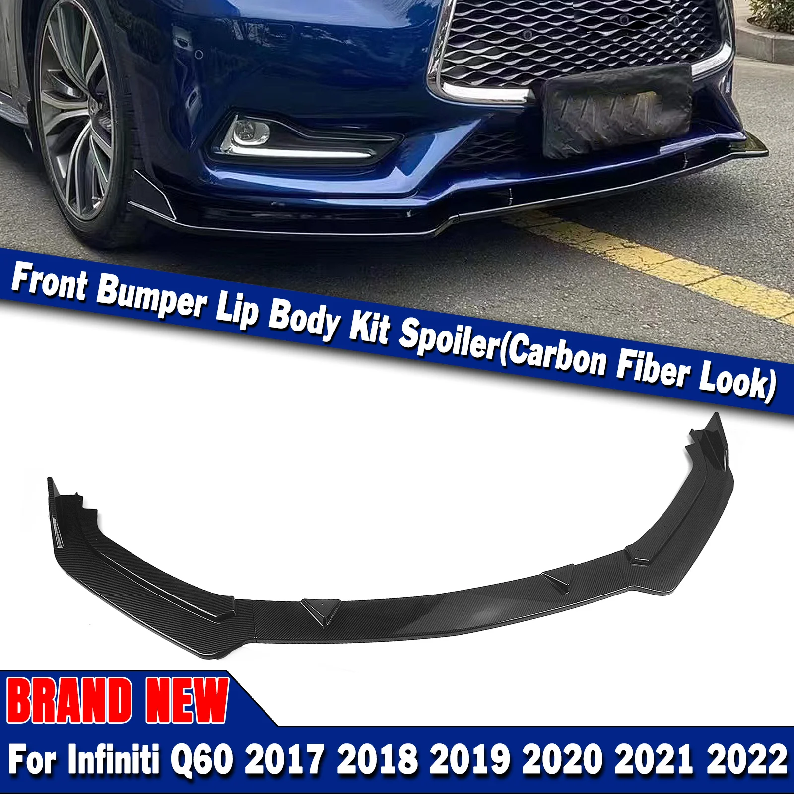 Спойлер для переднего бампера Infiniti Q60 2017-2022 из углеродного волокна, сплиттер для губ, защитная пластина, защитное лезвие, комплект нижнего ко... 
Спойлер для переднего бампера Infiniti Q60 2017-2022 из углеродного волокна, сплиттер для губ, защитная пластина, защитное лезвие, комплект нижнего ко...