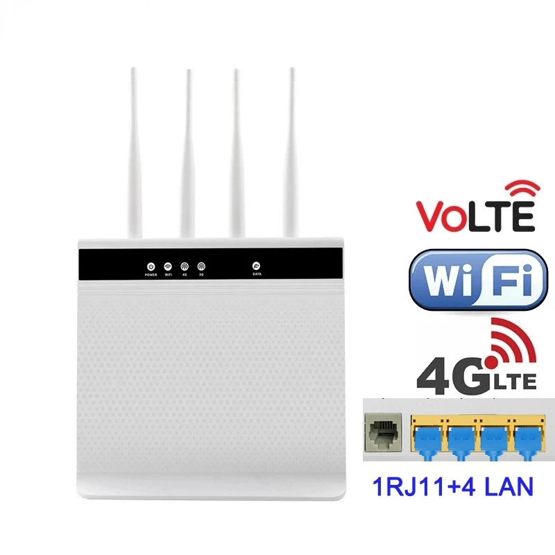 For Xiaomi New 4G Wifi Router Wireless Voice Call Router Mobile Hotspot Broadband Telephone Modem With Sim Slot RJ11 4 LAN Port
For Xiaomi New 4G Wifi Router Wireless Voice Call Router Mobile Hotspot Broadband Telephone Modem With Sim Slot RJ11 4 LAN Port