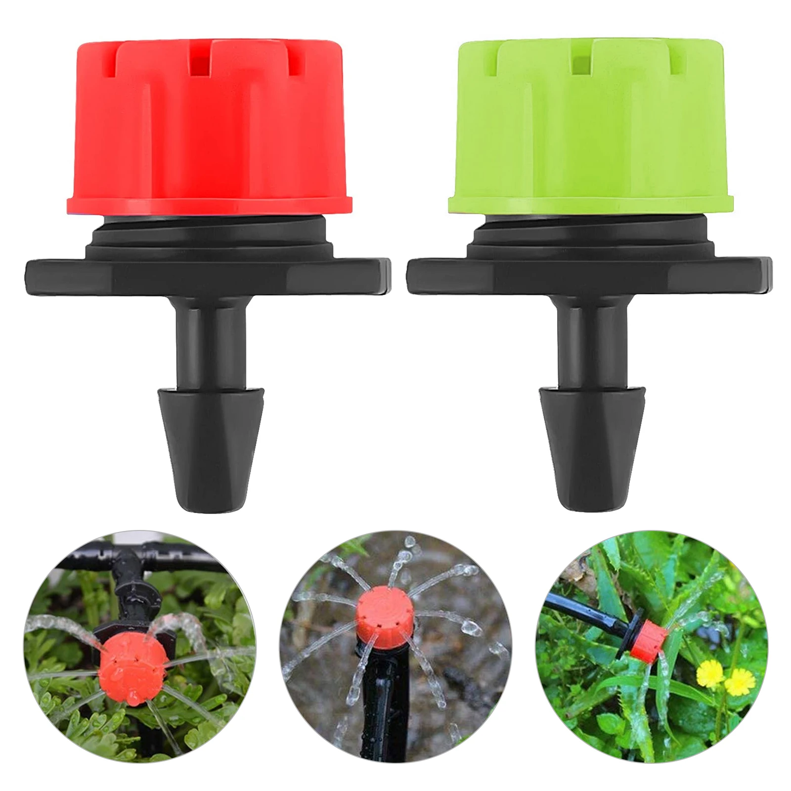 Adjustable Irrigation Drippers Sprinklers Emitter Drip Anti-Clogging Watering System Kits For Flower Garden Lawn On 1/4'' Barb
Adjustable Irrigation Drippers Sprinklers Emitter Drip Anti-Clogging Watering System Kits For Flower Garden Lawn On 1/4'' Barb