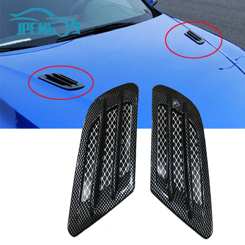 Universal Carbon Car Decorative Hood Air Flow Intake Scoop Bonnet Vent Outlet Sticker Cover Car Styling SUV Truck Accessories
Universal Carbon Car Decorative Hood Air Flow Intake Scoop Bonnet Vent Outlet Sticker Cover Car Styling SUV Truck Accessories