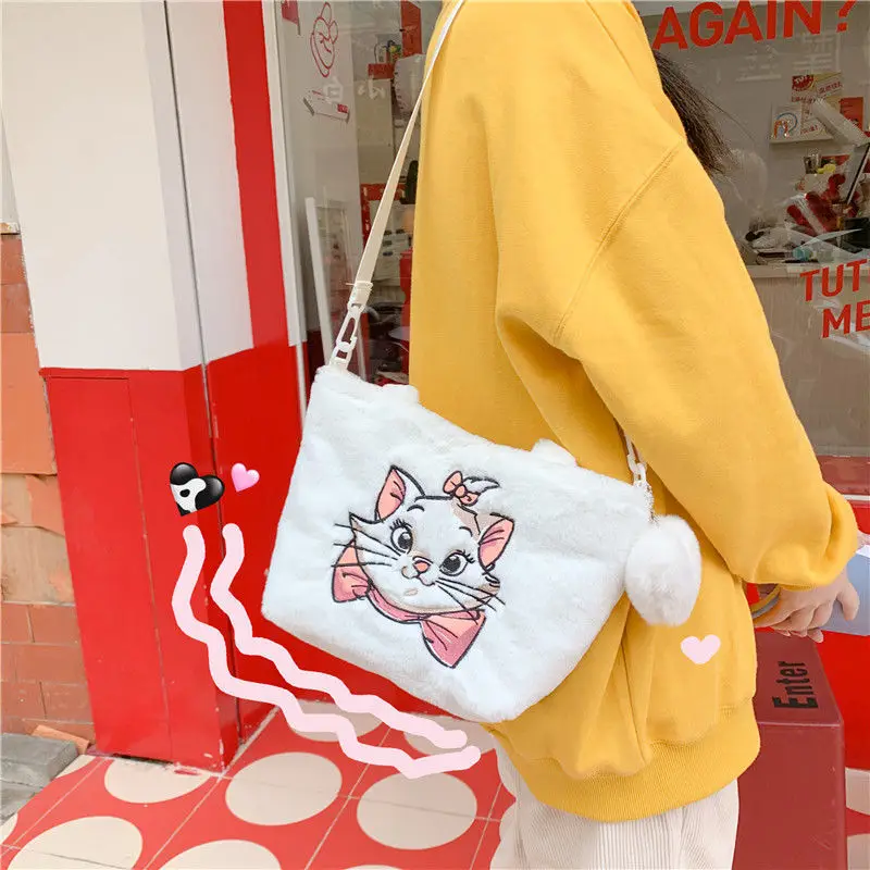 Disney Marie Cat Women Shoulder Bags New Winter Soft Plush Bags Female Open Pocket Crossbody Furry Fluffy Tote Bags
Disney Marie Cat Women Shoulder Bags New Winter Soft Plush Bags Female Open Pocket Crossbody Furry Fluffy Tote Bags