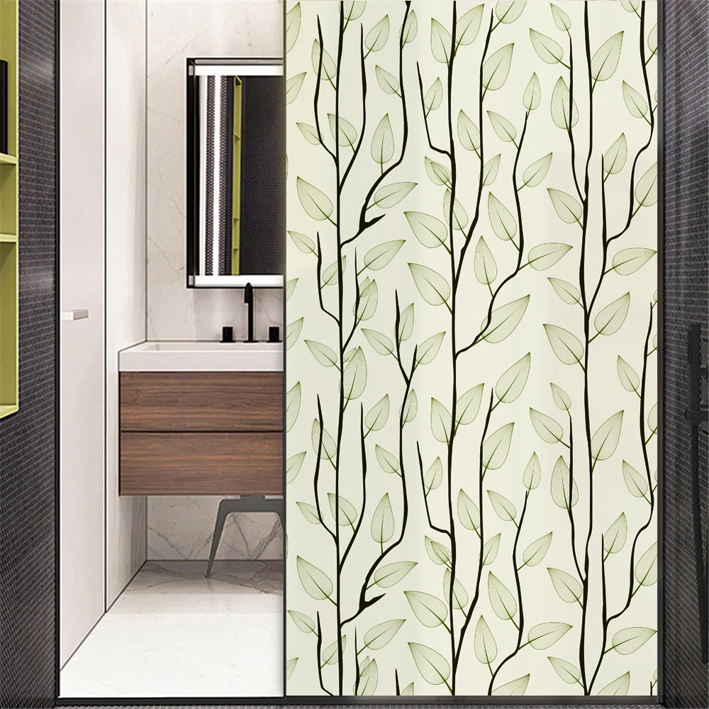 Plant Leaves Stained Privacy Window Film Vinyl No Glue Static Cling Frosted Glass Decorative Window Sticker Window Film 107C
Plant Leaves Stained Privacy Window Film Vinyl No Glue Static Cling Frosted Glass Decorative Window Sticker Window Film 107C