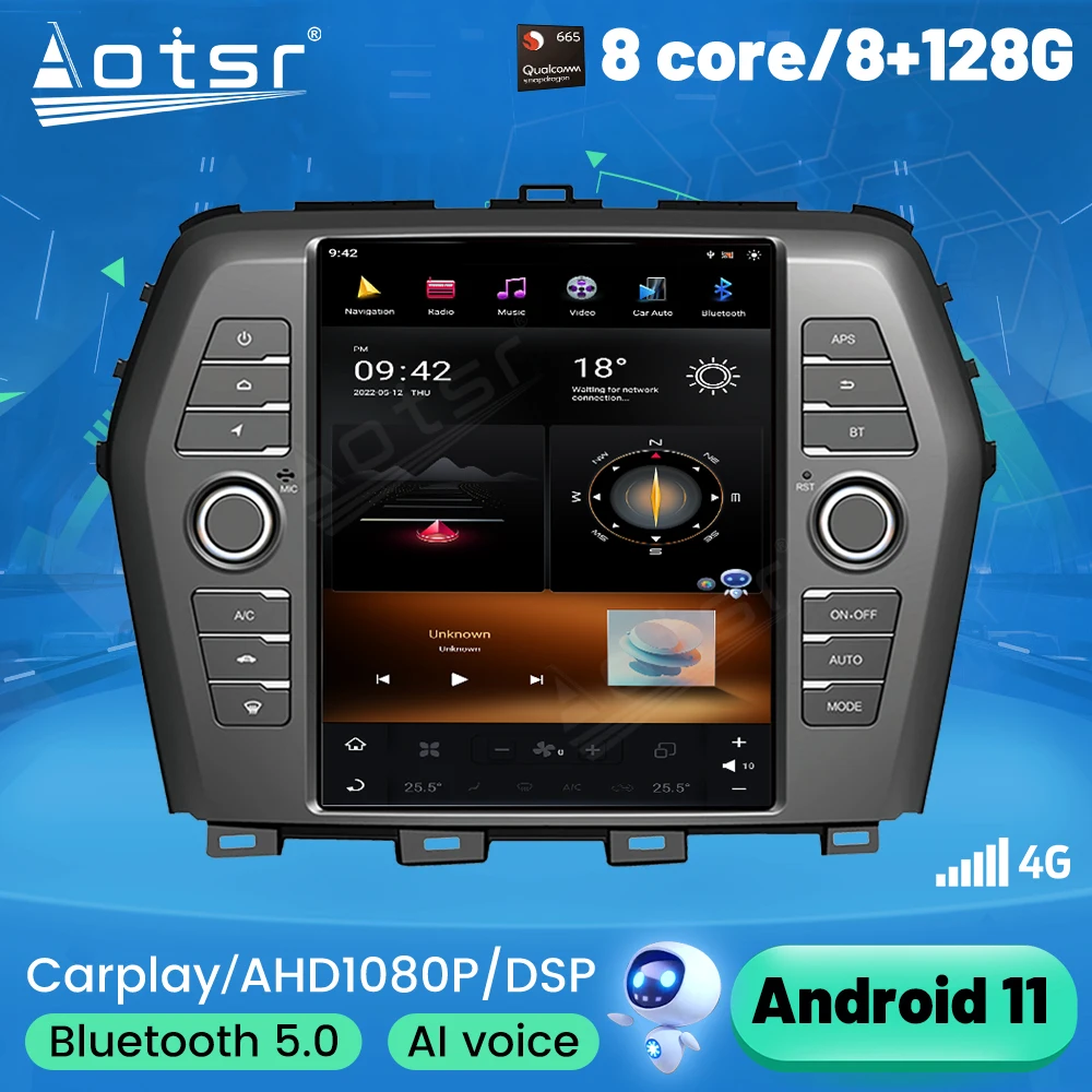 G6 Tesla Screen For Nissan Maxima 2015 - 2019 Android Car Radio 2Din Stereo Receiver Autoradio Multimedia Player GPS Navi Unit
G6 Tesla Screen For Nissan Maxima 2015 - 2019 Android Car Radio 2Din Stereo Receiver Autoradio Multimedia Player GPS Navi Unit