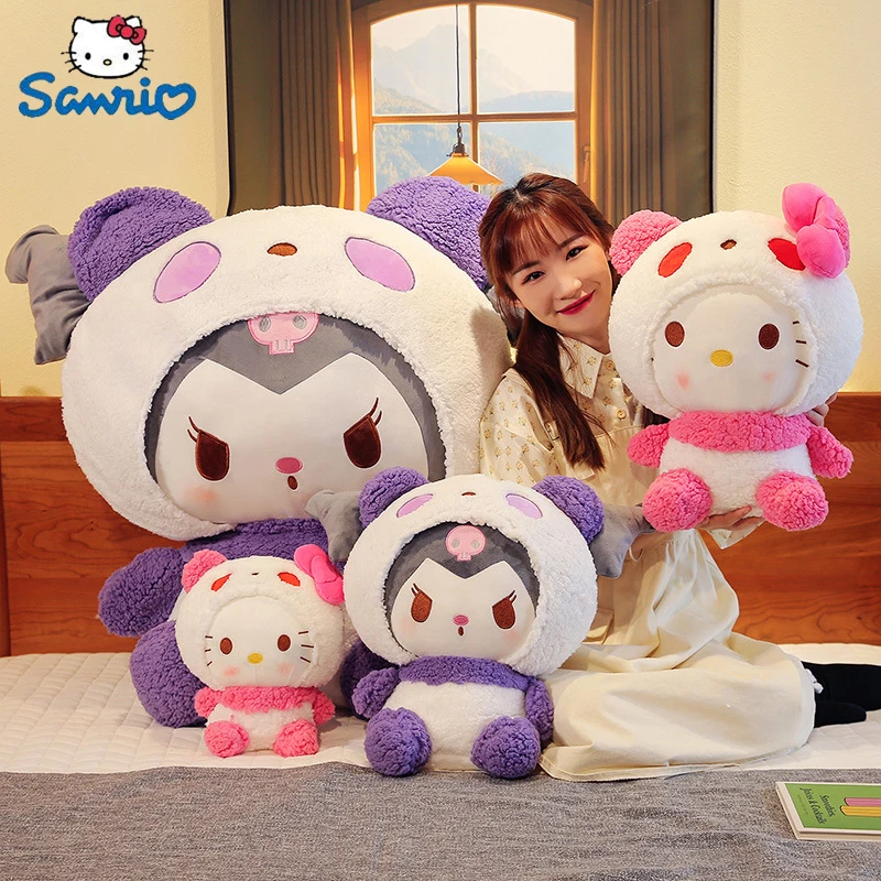 Sanrio аниме Hello Kitty Kuromi Melody плюшевая игрушка большая кукла Kawaii подушка игрушки Kuromi плюшевая кукла подушка для девочек Подарки для детей
Sanrio аниме Hello Kitty Kuromi Melody плюшевая игрушка большая кукла Kawaii подушка игрушки Kuromi плюшевая кукла подушка для девочек Подарки для детей