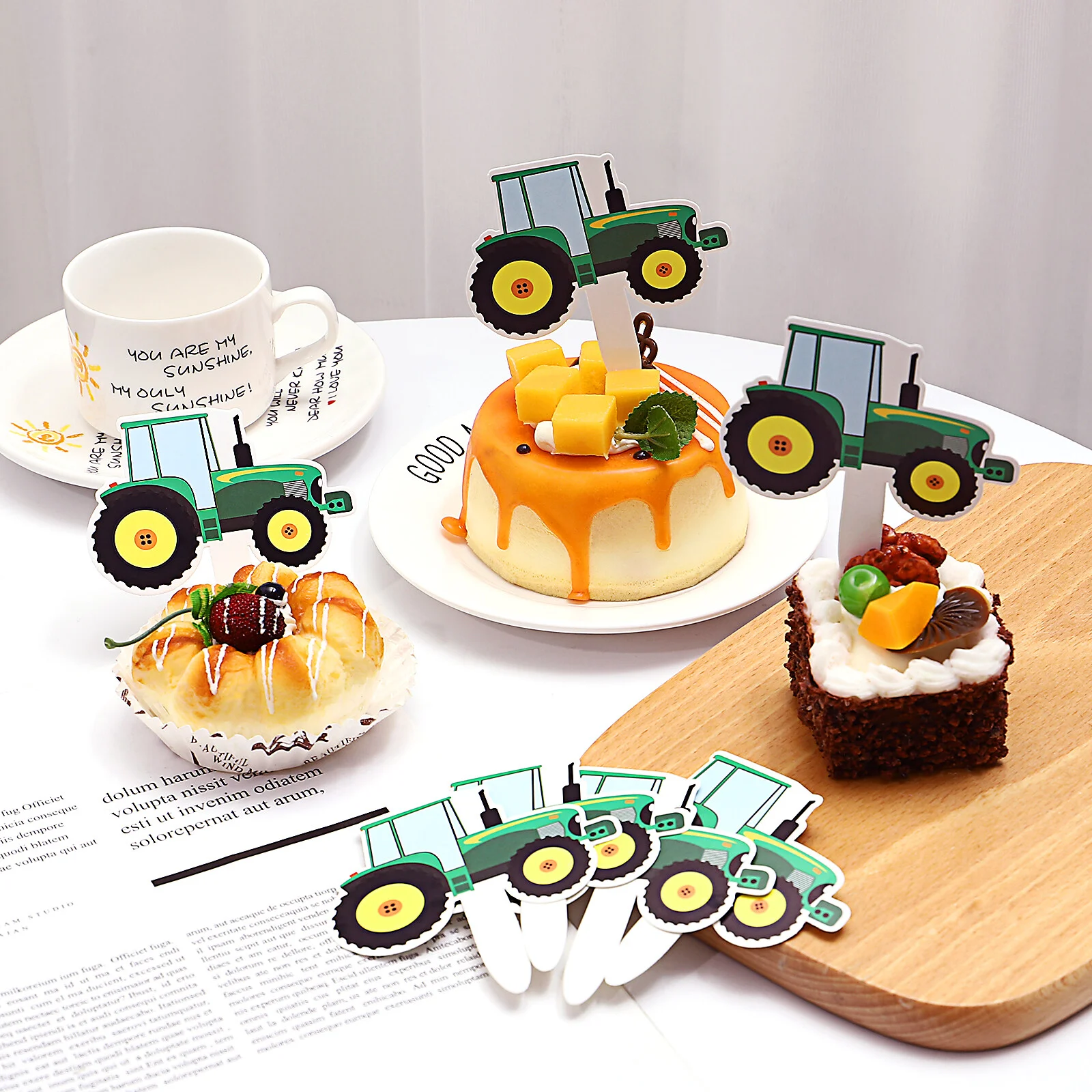 42 Pcs Birthday Cake Topper Cupcake Tractor Kids Excavator Decorations Child Truck
42 Pcs Birthday Cake Topper Cupcake Tractor Kids Excavator Decorations Child Truck