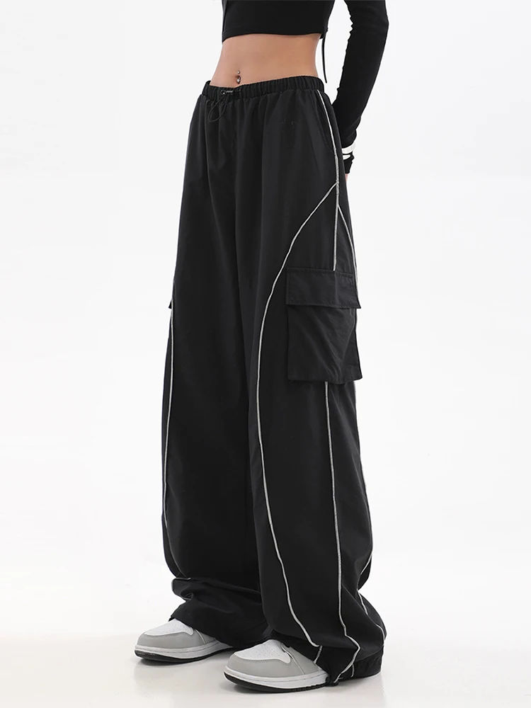Men Black Trousers Techwear Leg Sweatpants Pants Harajuku Parachute Clothes Track Women Korean Joggers Cargo Streetwear Wide
Men Black Trousers Techwear Leg Sweatpants Pants Harajuku Parachute Clothes Track Women Korean Joggers Cargo Streetwear Wide